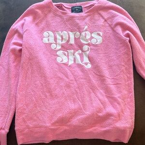 Bird Vine Pink 'après ski' Crewneck Sweatshirt